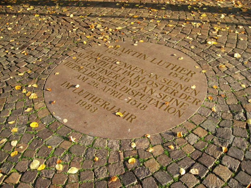 Luther Plaque Heidelberg