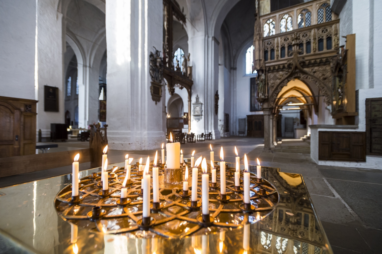 Candles in Lübeck Cathedral
